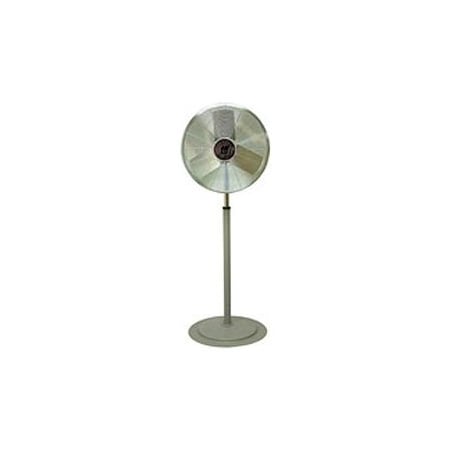 Tpi TPI 24" Pedestal Fan, 3,400 CFM, 1/4 HP, 1 Phase CACU24P